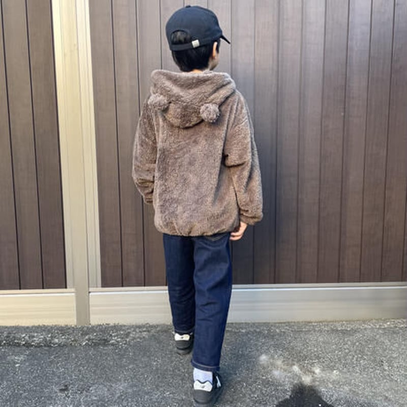 THE NORTH　FACE　KIDS 　ボアジップパーカー　ベージュ110㎝