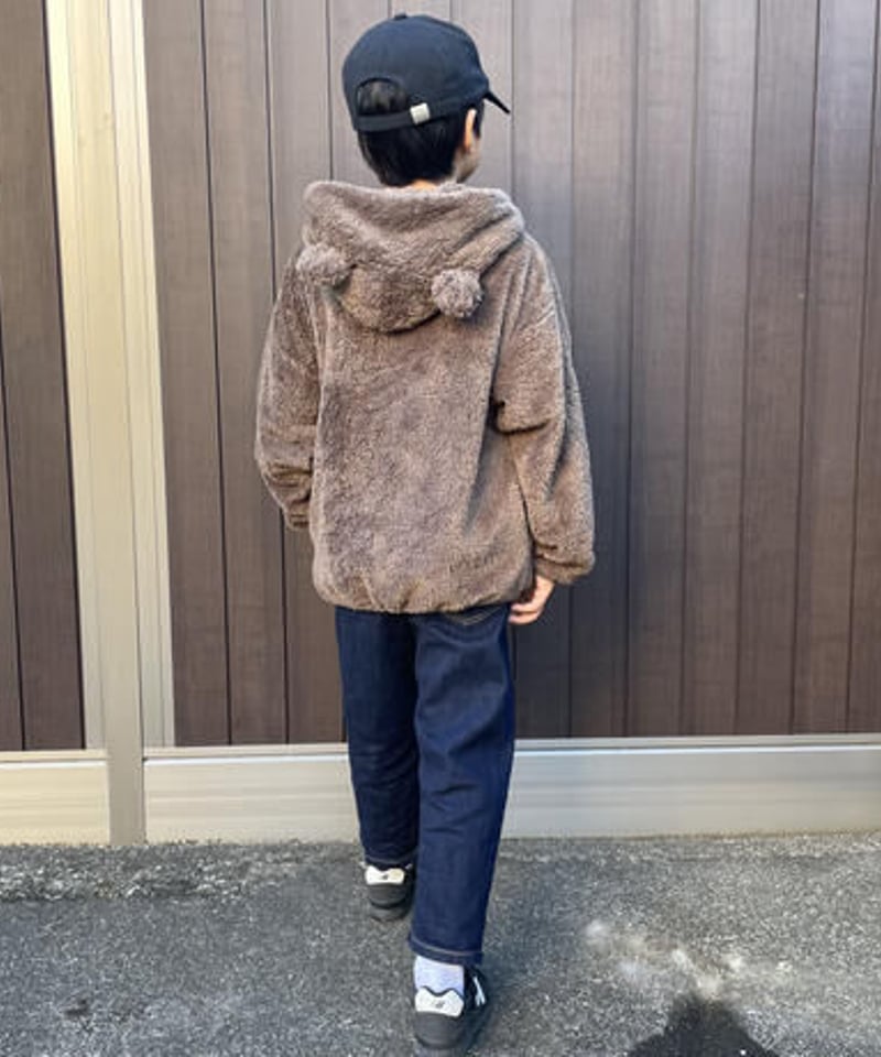 kids】ボアフリースくま耳ジップアップパーカー(110~150) | COPINE