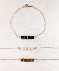 【nemon】Cube bracelet(3color)