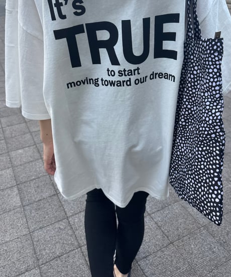バックプリントビッグtシャツ (ホワイト)