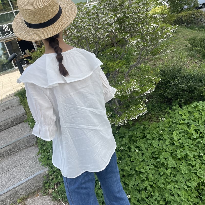 ビッグカラーブラウス | COPINE
