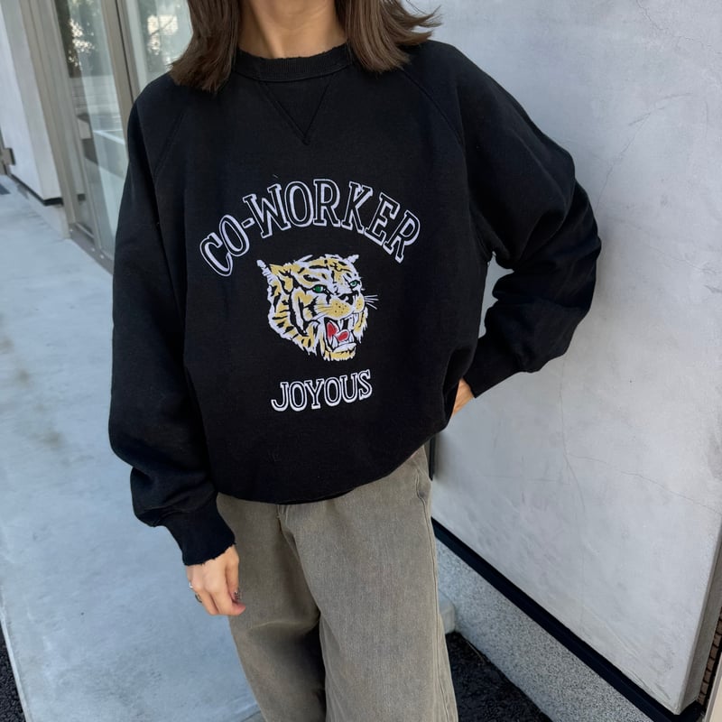 Hiro です★美品★フロッキーLOGOスウェット フロントバックTIGERフロッキースウェット | COPINE
