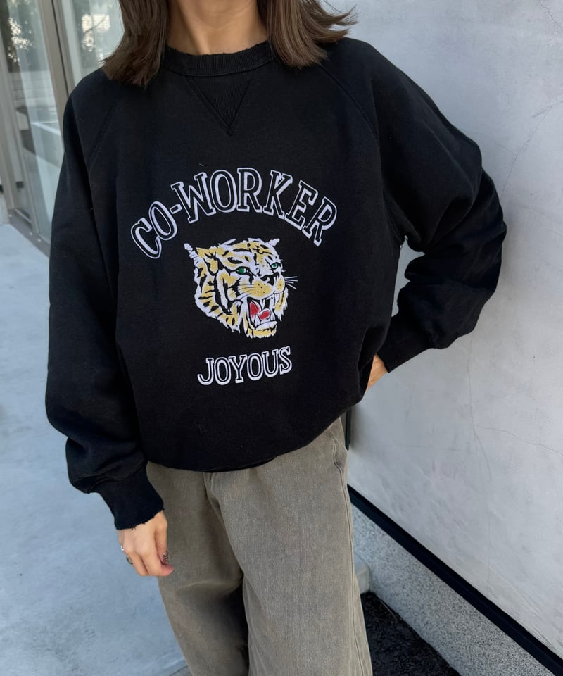 フロントバックTIGERフロッキースウェット | COPINE