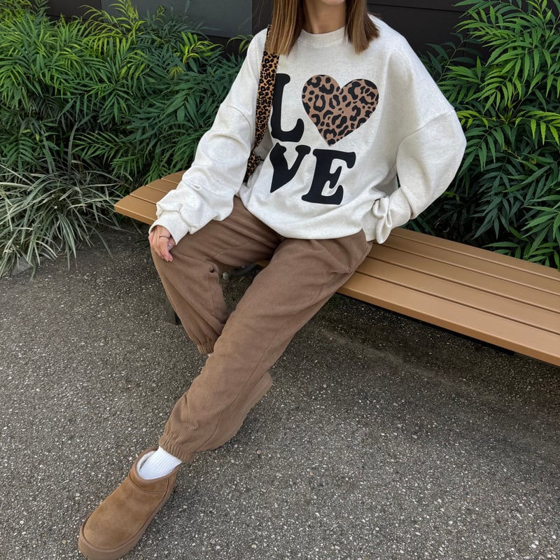 裏起毛コーデュロイパンツ(モカベージュ) | COPINE