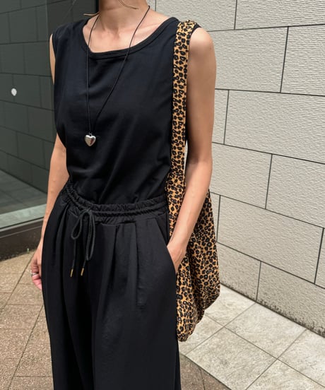 レオパード柄ショルダーバッグ(ブラウン)
