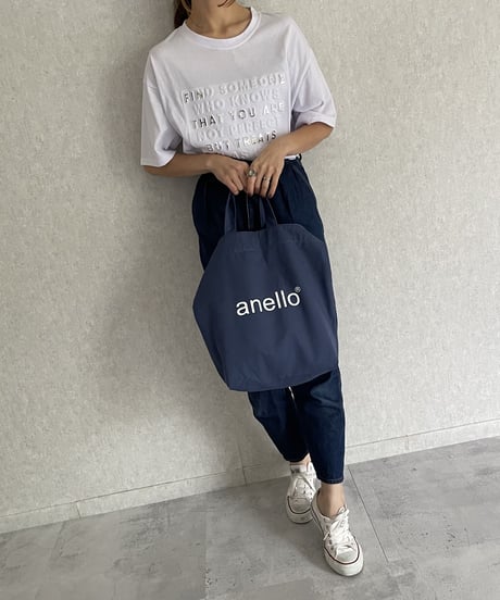 anelloコットンキャンバス 2WAYバッグ(2color)
