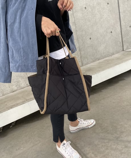 キルティング2WAYトートバッグ(3color)