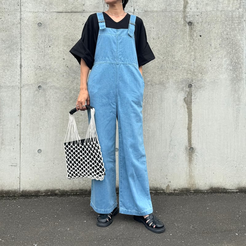 7.5ozデニムサロペット(ライトブルー) | COPINE