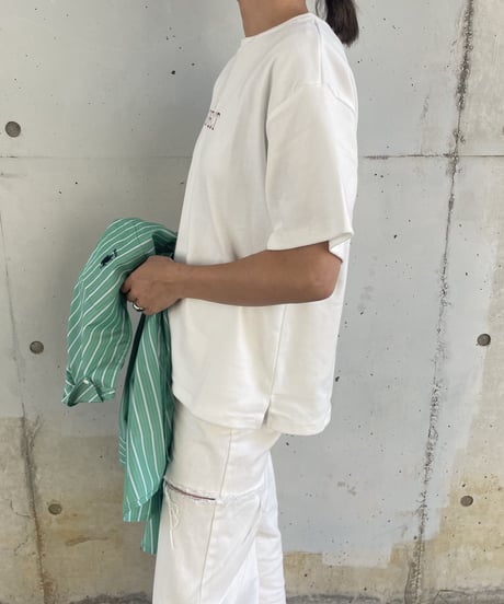 シンプルロゴtシャツ(ホワイト)