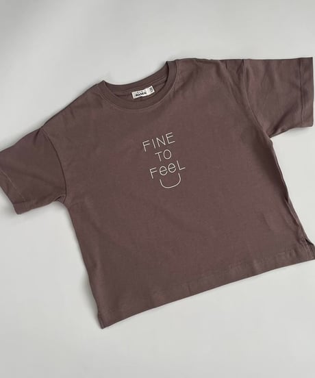 【kids】フロントプリントモカtシャツ(110〜150)