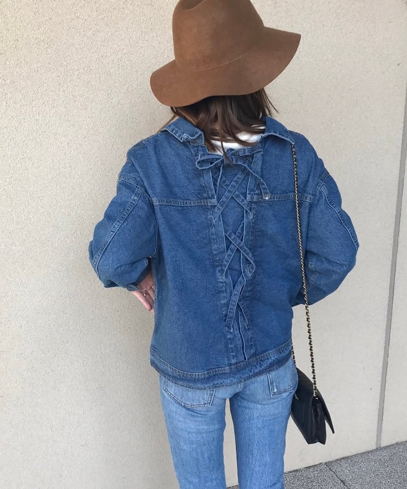 バックレースデニムジャケット | COPINE