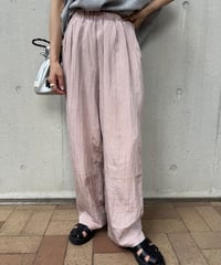ワッシャーサテンパンツ(ベビーピンク)