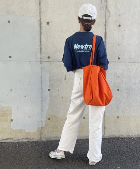 シンプルロゴビッグシルエットTシャツ(ネイビー)