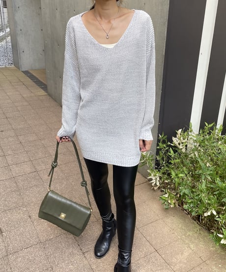 フェイクレザーレギンス（2size）
