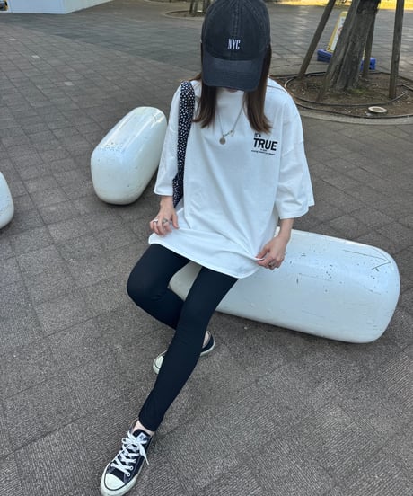 バックプリントビッグtシャツ (ホワイト)