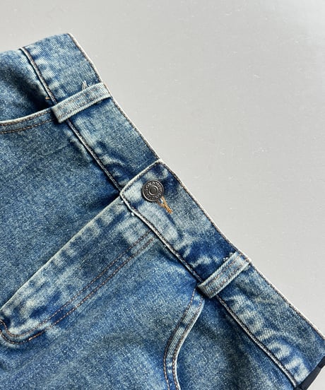サイドラインデニムドッキングスカート