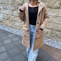 しっかり防寒！裏ファーキルティングコート