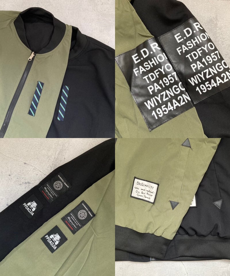 men's/lady's】ユニセックス！リバーシブルニコちゃんMA–1(2color/5si