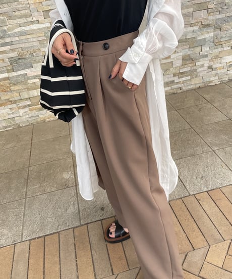 2wayラップストレートロングパンツ