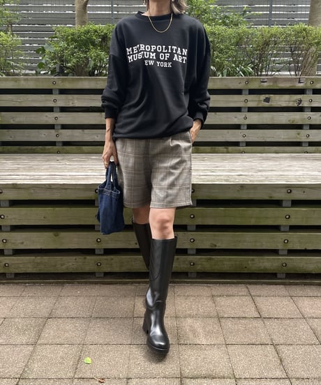 チェック柄ハーフパンツ(2color)