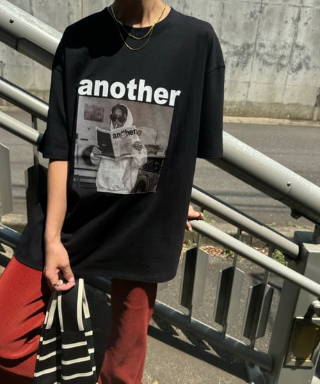 フォトプリントTシャツ(ブラック)
