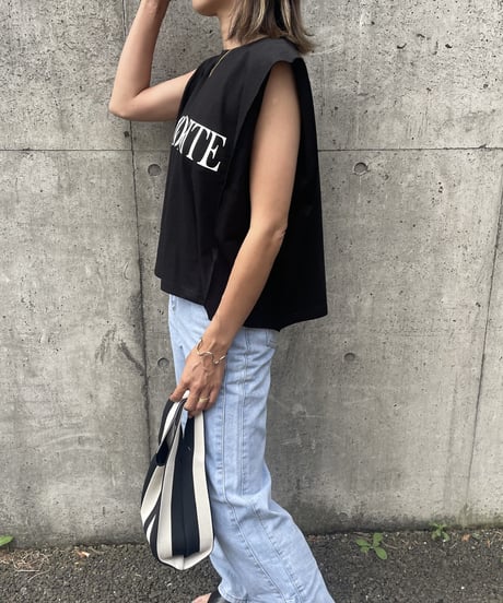 FAVORITEロゴカットソー(ブラック)