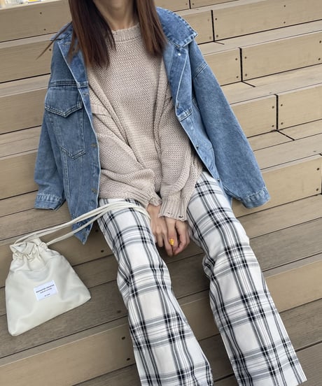 巾着ミニショルダーバッグ