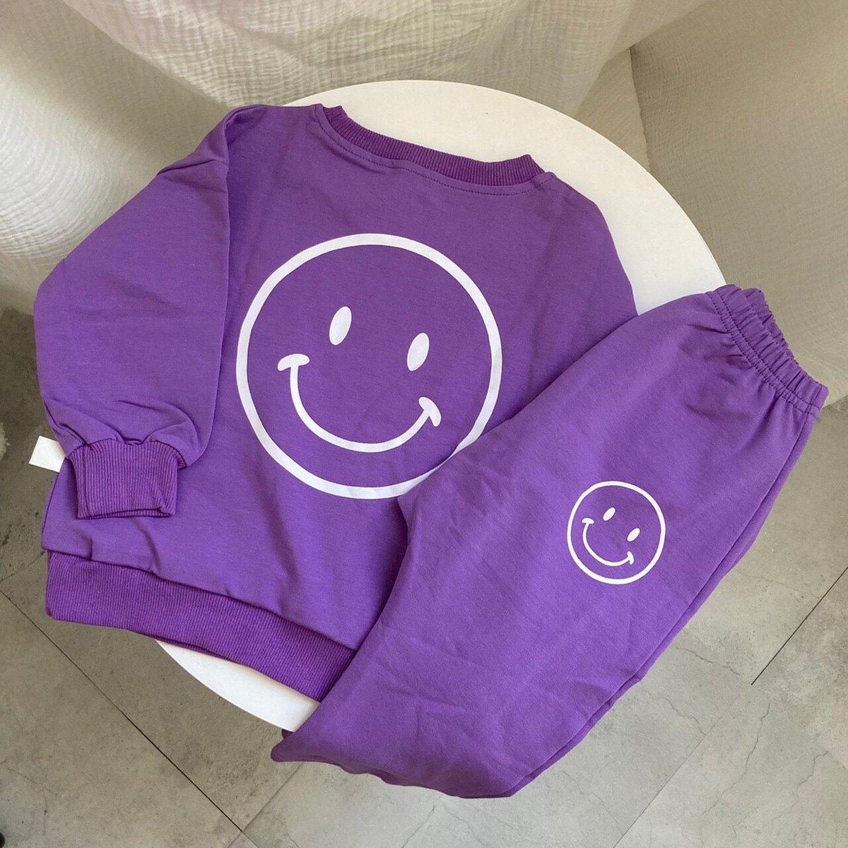 kids】ニコちゃんスウェットセットアップ(2color・2size) | COPINE kids】ニコちゃんスウェットセットアップ(2color・2size) | COPINE