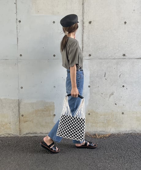 シンプルロゴtシャツ(カーキ)