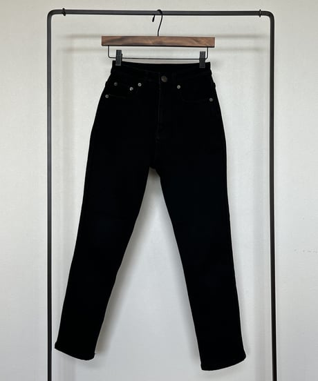 裏起毛ストレッチブラックスキニーデニム(3size)