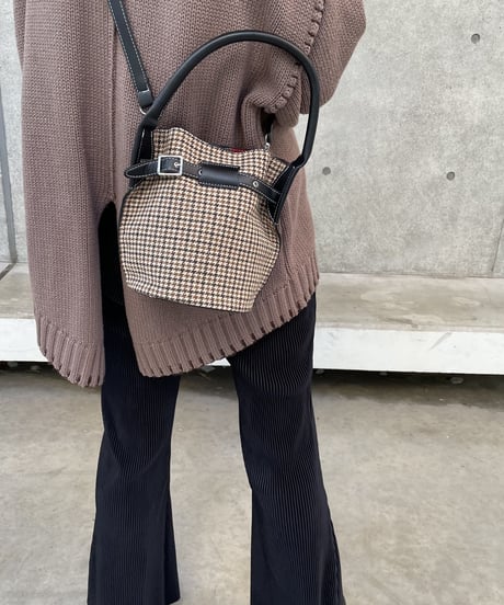 【OUTLET】2wayチェック柄バッグ(2color)