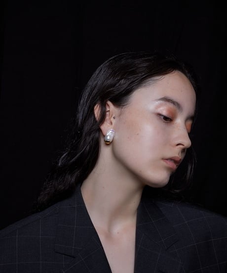 [dip] OYSTER pearl dip STUD ピアス/イヤリング 【Sランク】