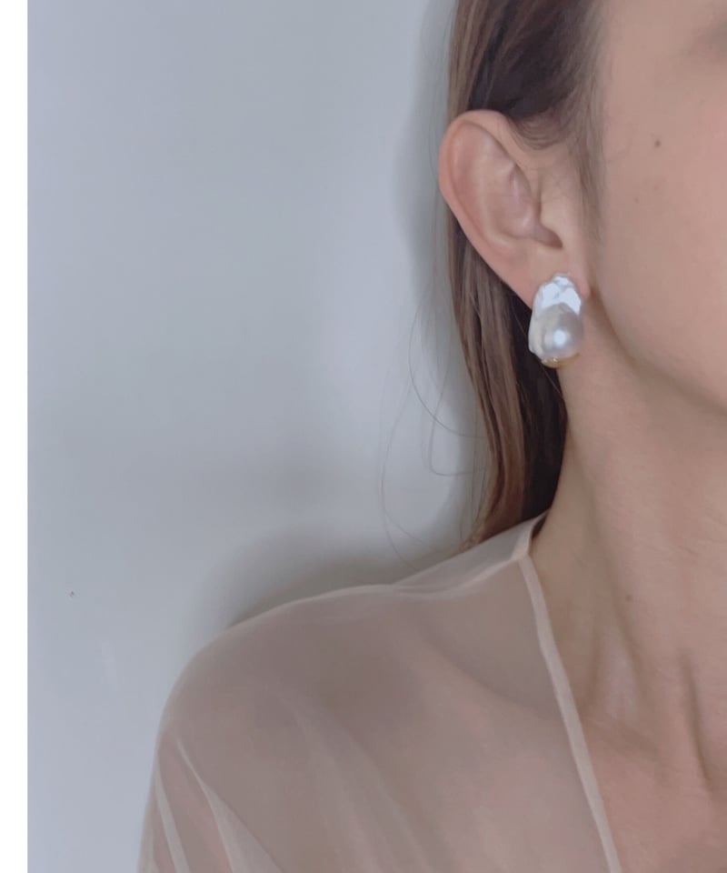 dip] tail baroque pearl STUD ピアス/イヤリング 【Sランク】 