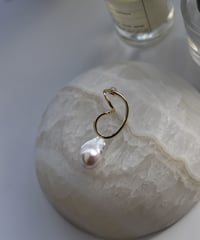 ripsalis 3line dip pearl (black)ピアス dip] 3line dip pearl