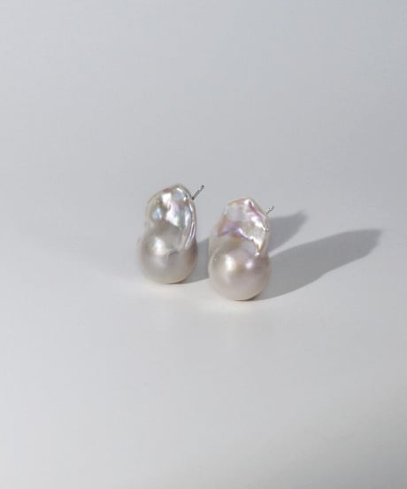 [nude] STUD OYSTER pearl  ピアス/イヤリング（12.5-15mm） 【Sランク】