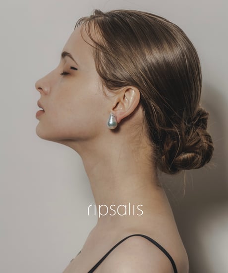 [nude] STUD OYSTER pearl  ピアス/イヤリング（12.5-15mm） 【Sランク】