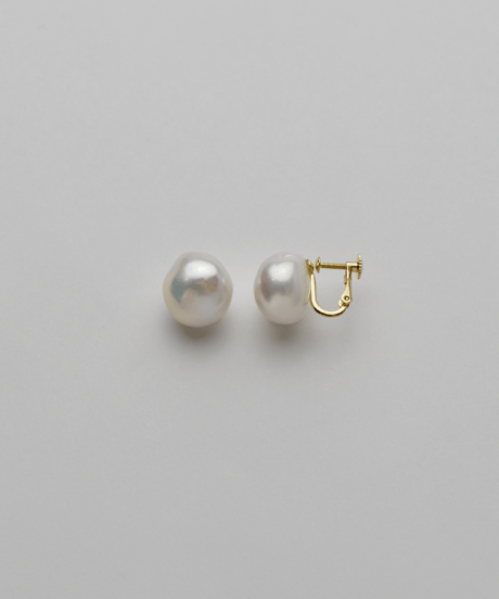 [nude] bubble pearl STUD ピアス/イヤリング（white）