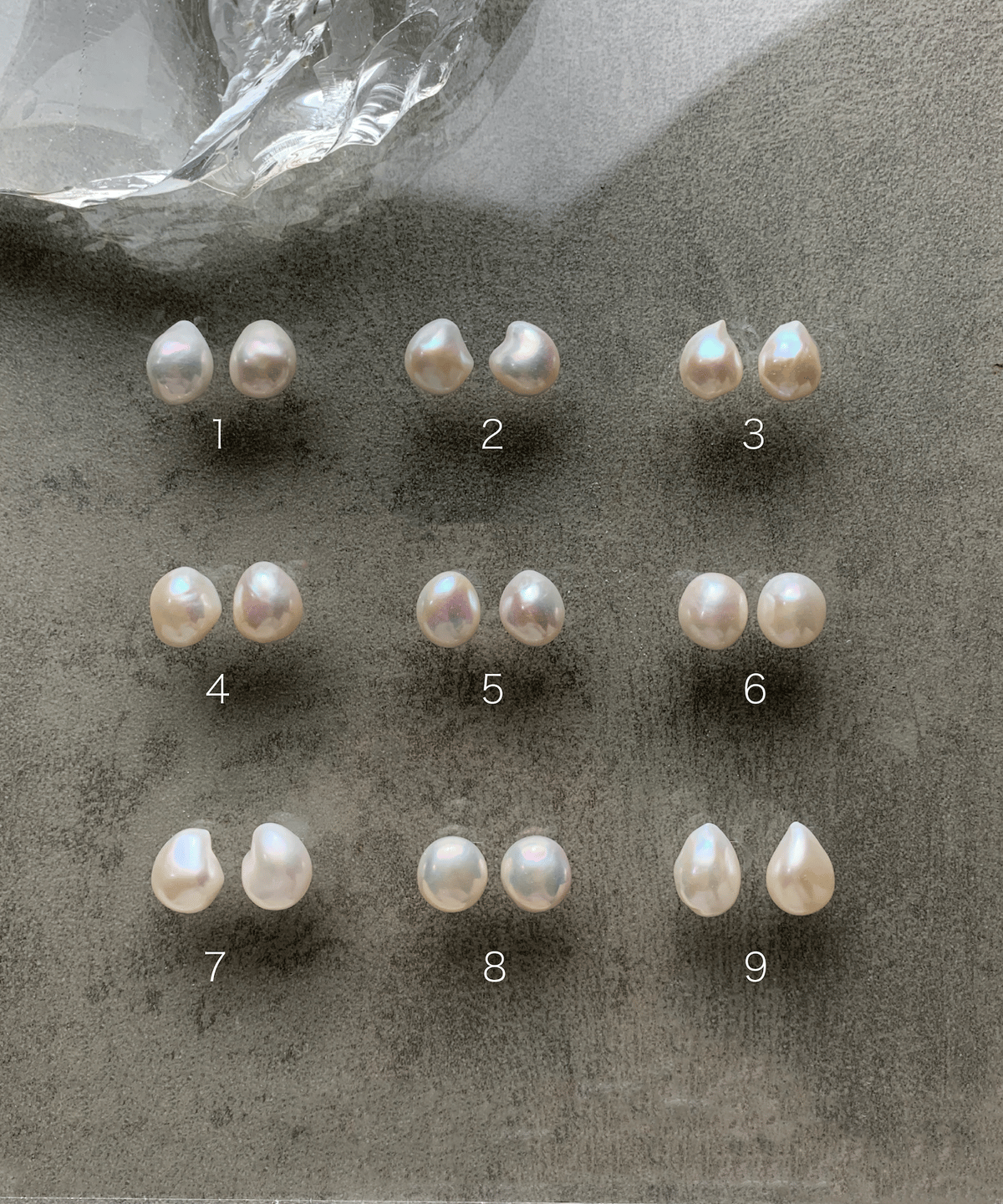 ripsalisリプサリス color bubble pearl ピアス nude] mini bubble