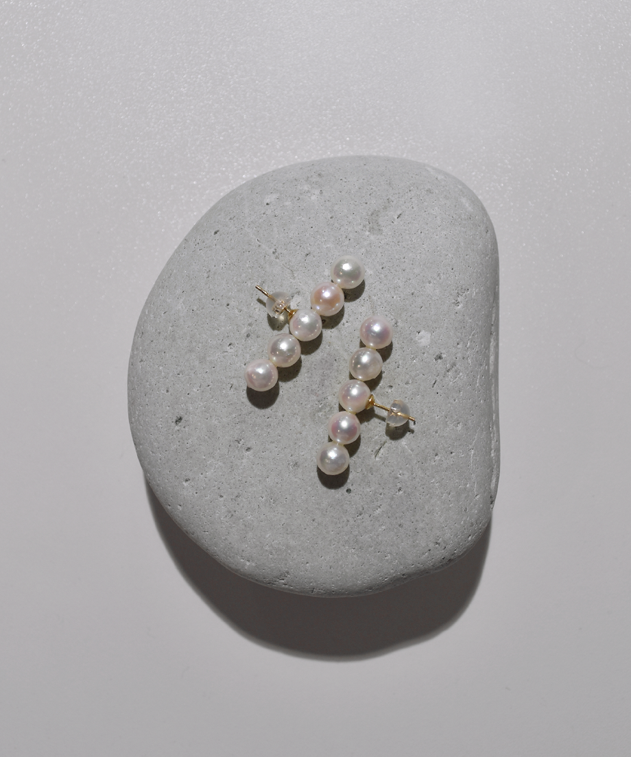 5line pearl〈両耳5粒set〉 | ripsalis