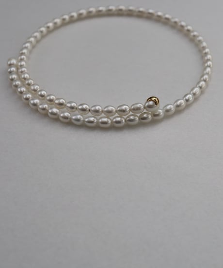 [dip] full pearl choker（white）