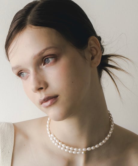 [dip] full pearl choker（white）