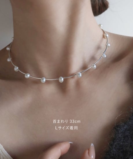 pearl dot choker