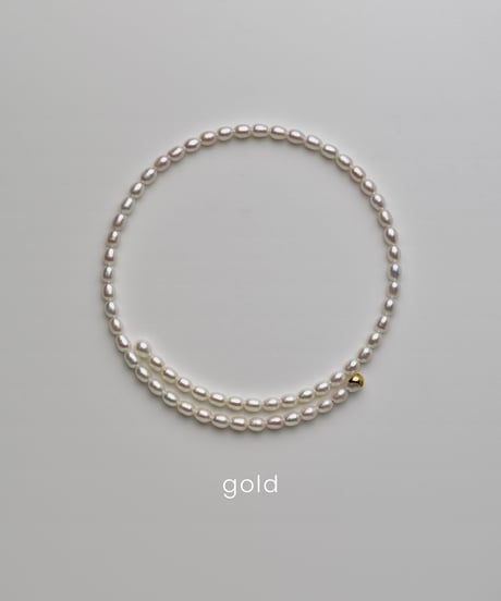 [dip] full pearl choker（white）