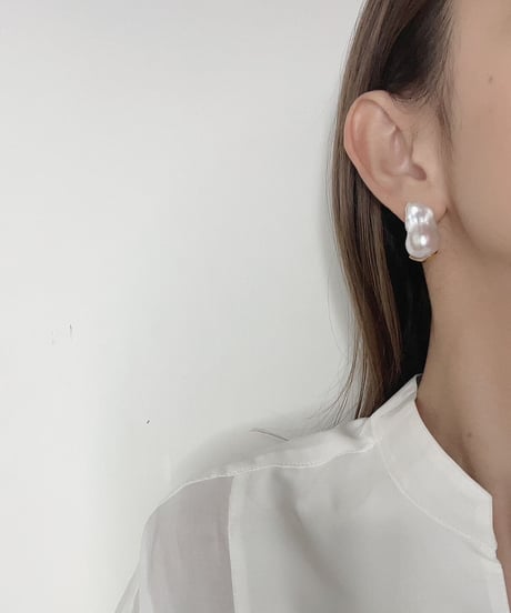 [dip] OYSTER pearl dip STUD ピアス/イヤリング 【Sランク】