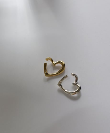twist heart ear cuff〈single〉