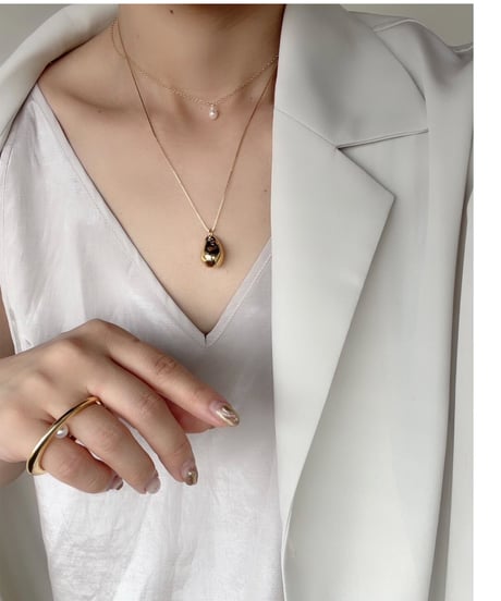 metal baroque necklace