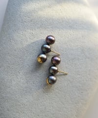 【完売品】ripsalis 3line dip pearl (black)ピアス dip] 3line dip pearl（white） | ripsalis