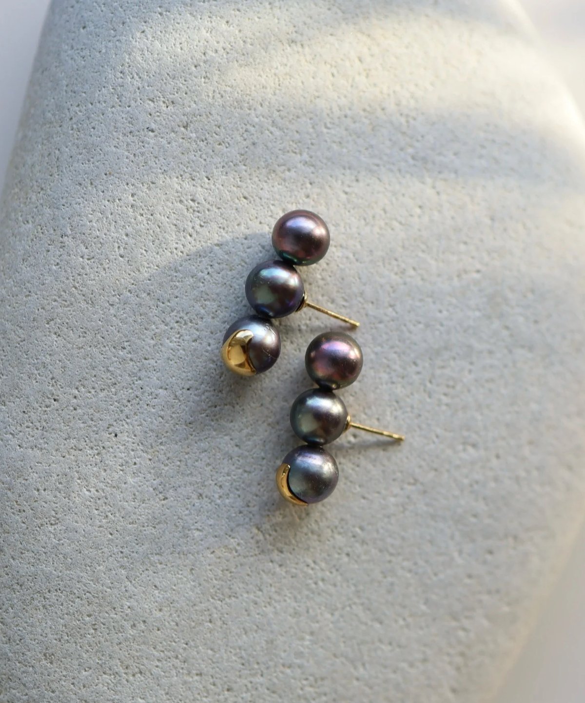 ripsalis 3dot pearl パールイヤリング 3dot pearl | ripsalis