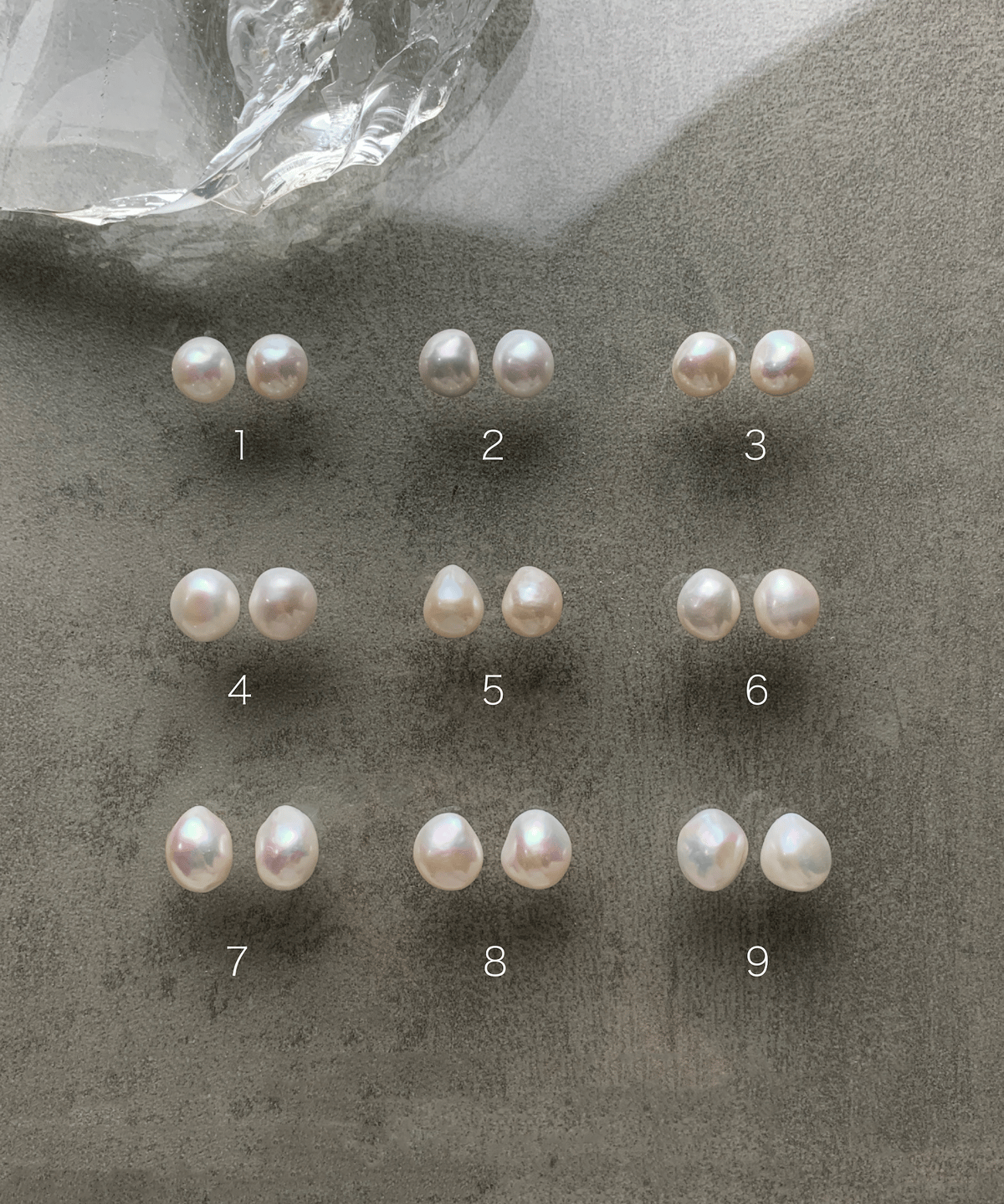 nude] bubble pearl STUD ピアス/イヤリング（white） | rip