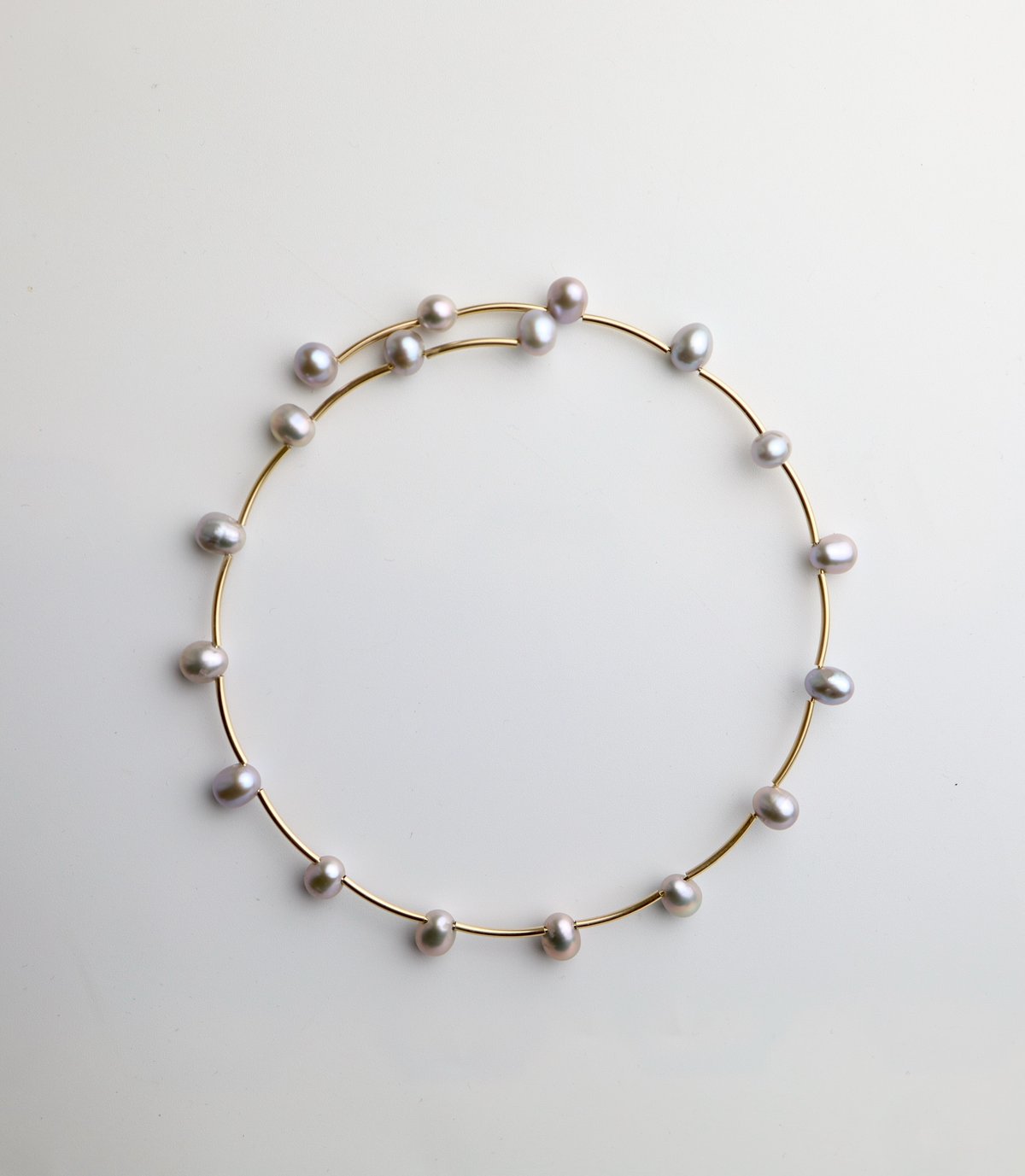 pearl dot choker（GRAY） | ripsalis